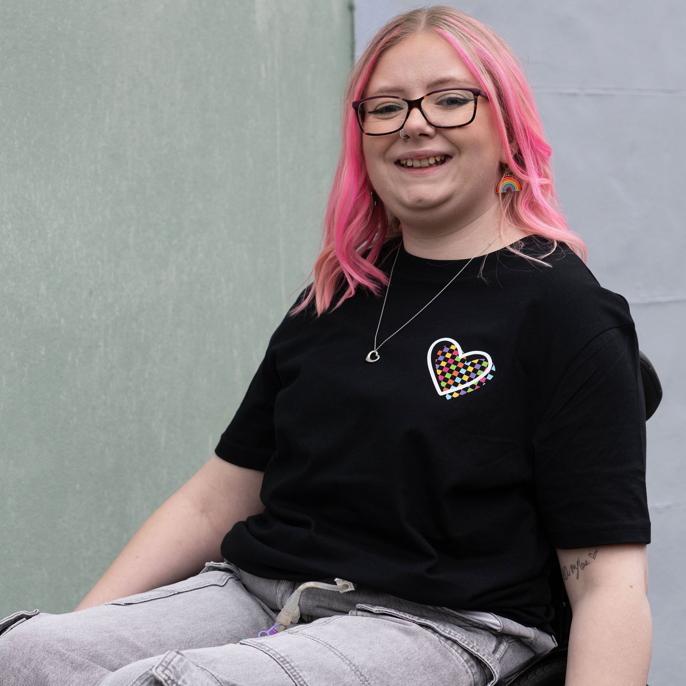 You are the Only You Black Tee