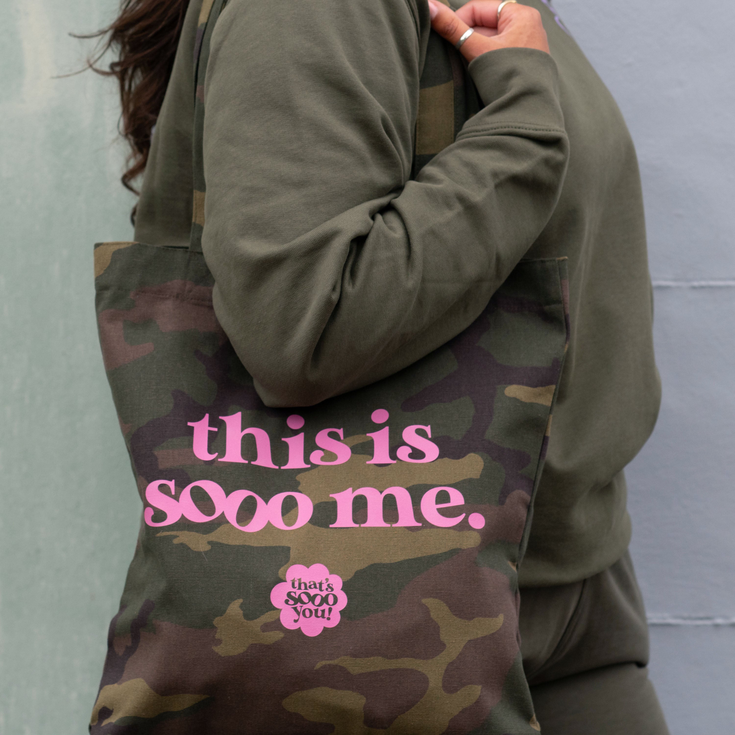 This is Sooo Me Camo Tote