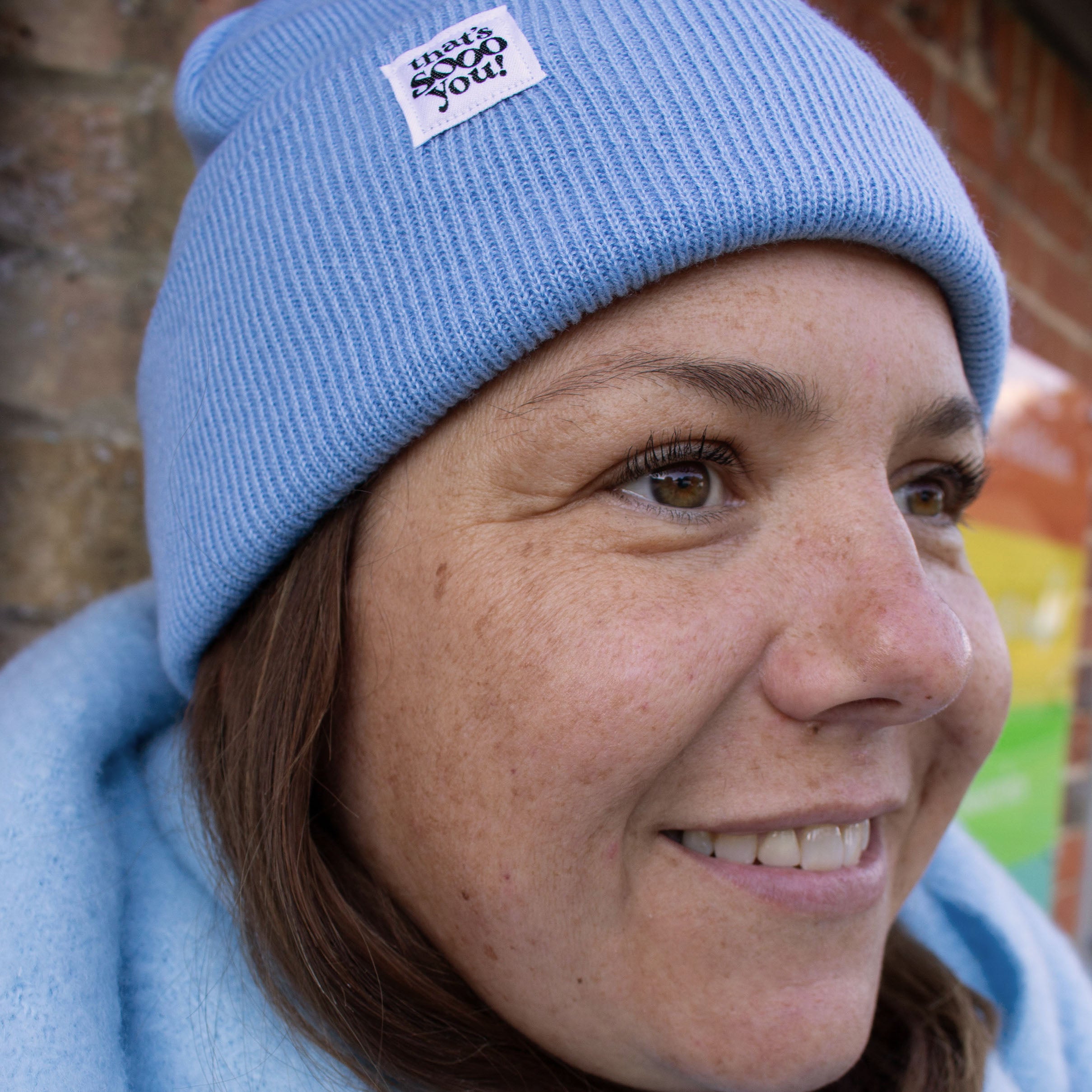 Baby Bue super soft beanie hat, That's Sooo You TSY hand sewn fabric label, accessories, accessory, snuggle winter, unisex