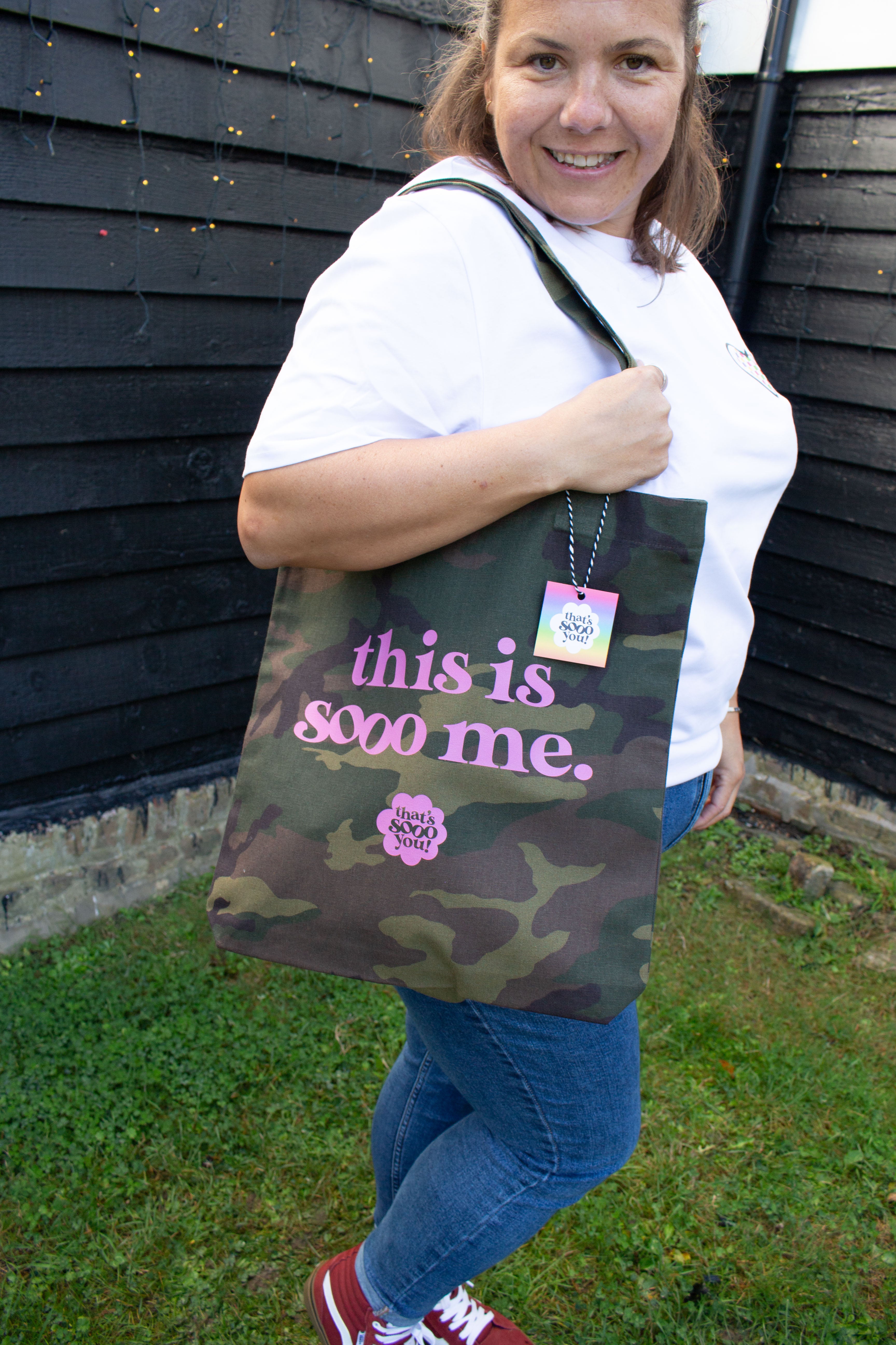 This is Sooo Me Camo Tote