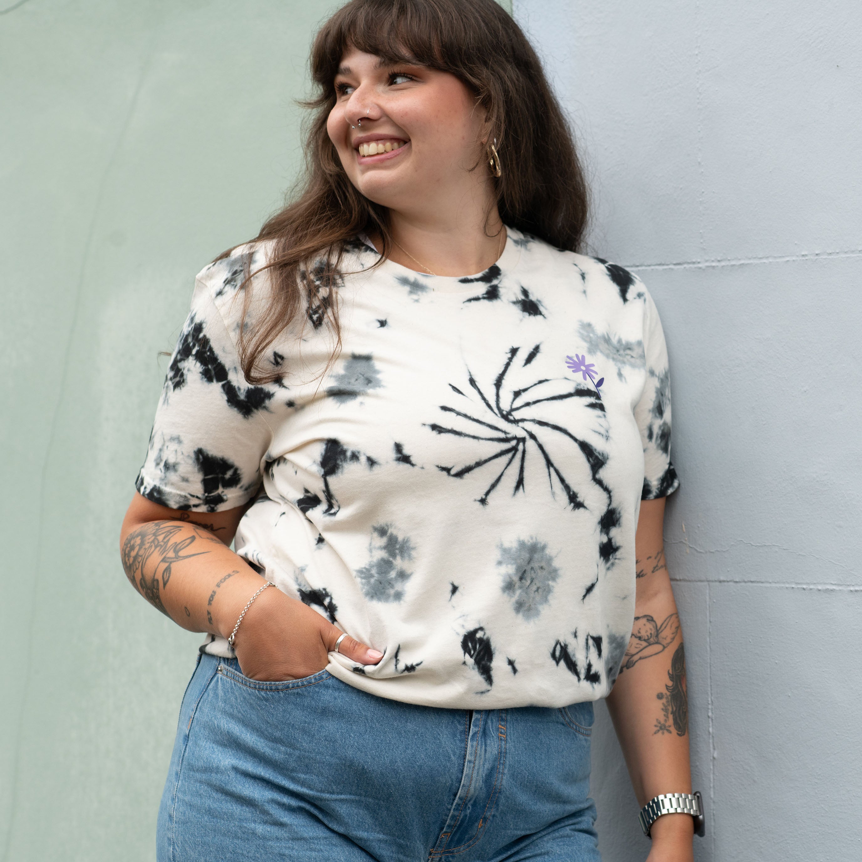 Don't Ever Stop Growing Tie Dye Tee